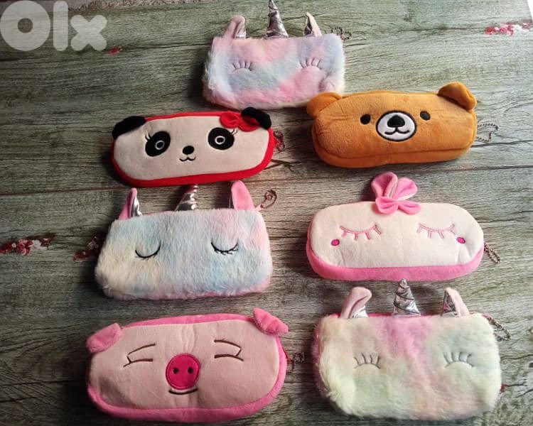cute plush stationery pouches 4