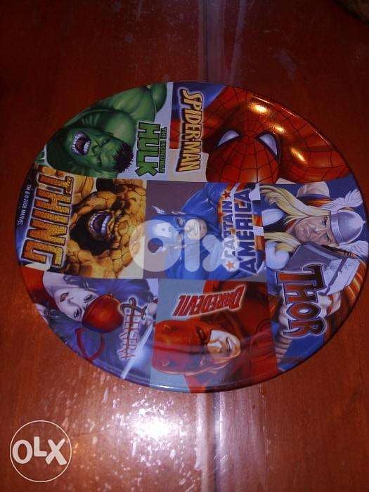 Marvel heroes ceramic plate 1
