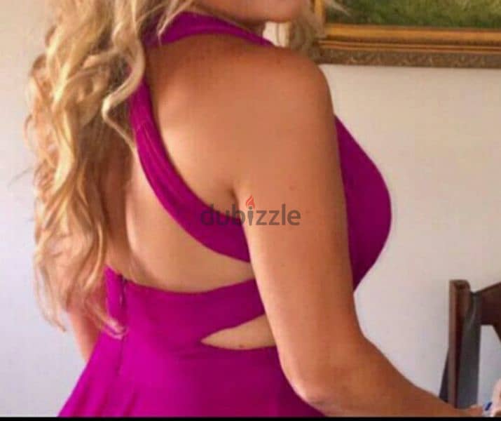 Dress long mauve size 2=== large 1