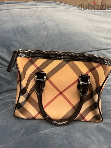 Used original Burberry handbag for sale for 100$ 1