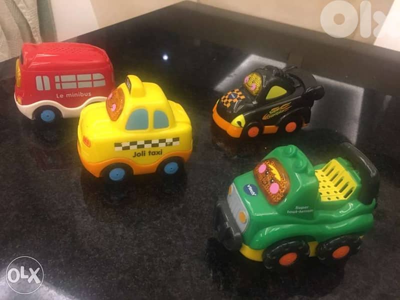 V-Tech Singing Tut Tut Bolides Cars (Charlie + Leon + Robin + Marcus) 1