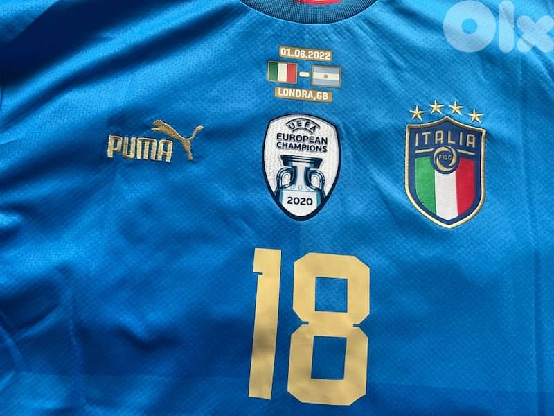 italy finallissima 2021 puma kit  the final super barella 18 7