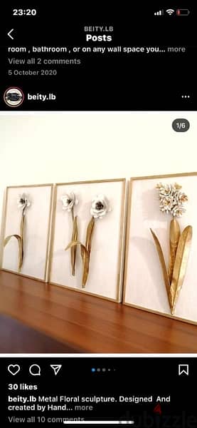 handmade metal flowers 13