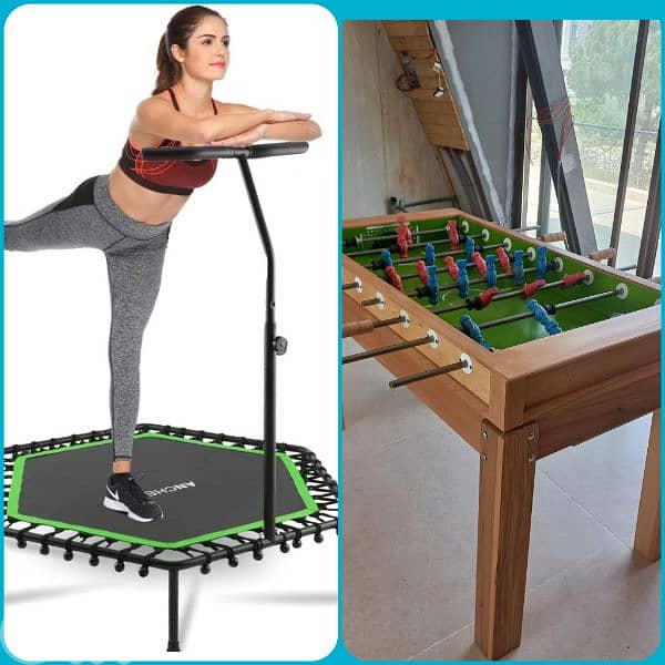 babyfoot + trampoline (2 items) 0