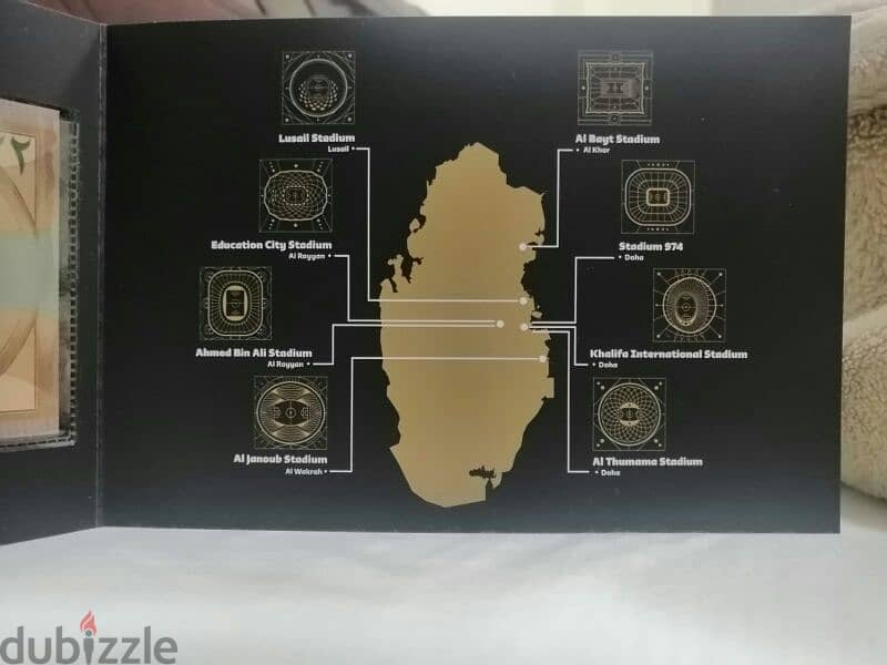 Riyal Qatar Football World Cup 2022 commemorative bank note عملة قطر 4
