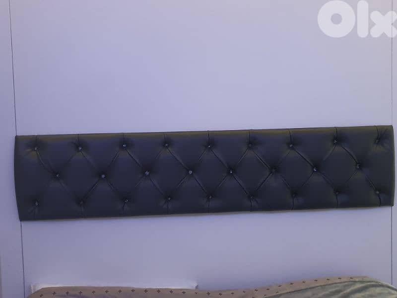 leather head board for double bed 0