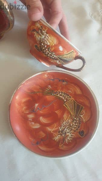 Rare Traditional Japanese Teapot + teacup sets 1