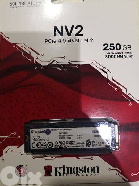 SSD and nvme M. 2 kingston 1