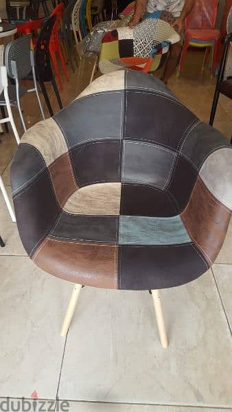 Patchwork lili chair with arms كرسي ليلي مع يد باتشورك 3