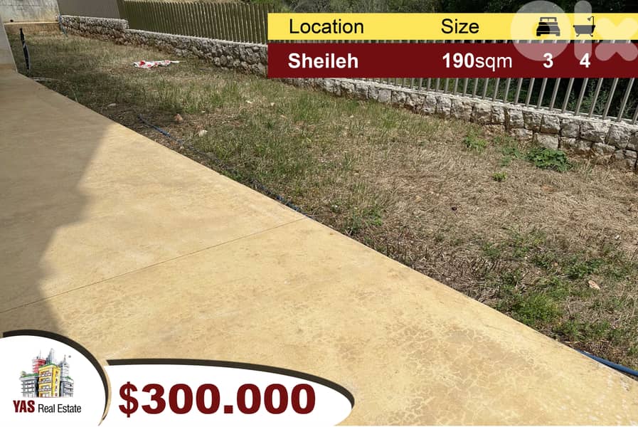 Sheileh 190m2 | 120m2 Garden | Mountain View | Super Luxurious | 0