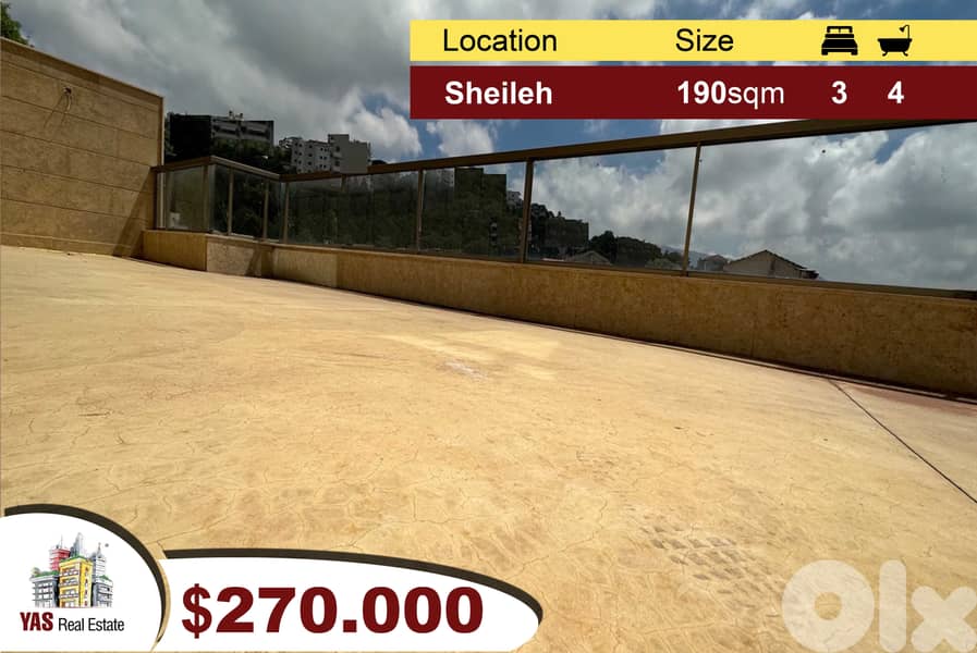 Sheileh 190m2 | 80m2 Garden | Mountain View | Super Luxurious | 0