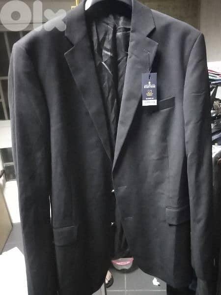 Stafford Blazer black size 48L XXL stretch comfort 1