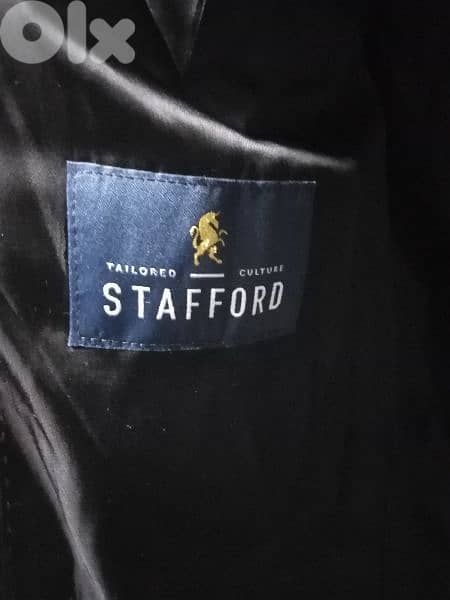 Stafford Blazer black size 48L XXL stretch comfort 6
