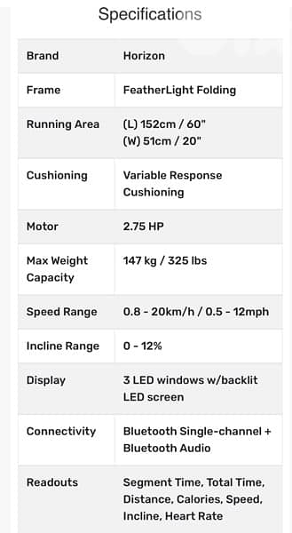 Horizon T202 SE Treadmill 14