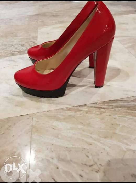 Red shoes double semelle 1