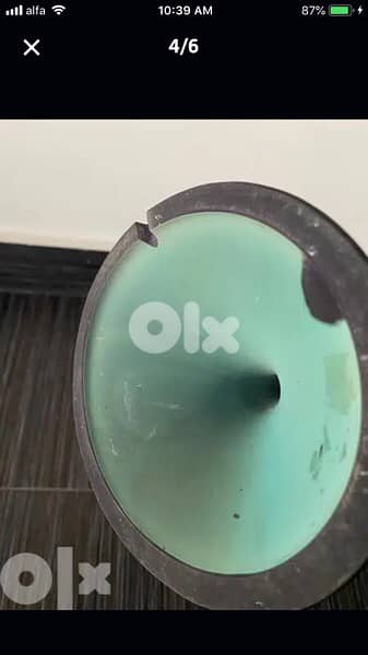 authentic early century Emile Galle vase In par de verre 4