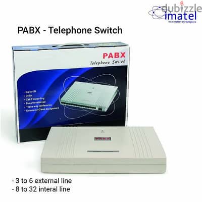 PABX  3 External  8 extension
