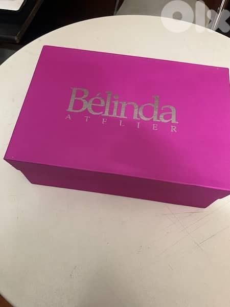 Bélinda Atelier Leather Rhinestone slip on sneakers-White 5