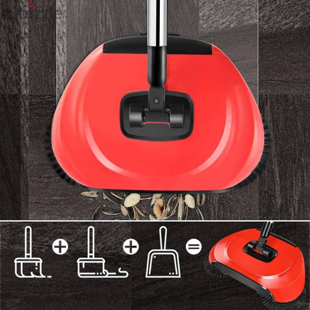 SWEEP DRAG ALL-IN-ONE: Sweeping Broom with Dustpan 2