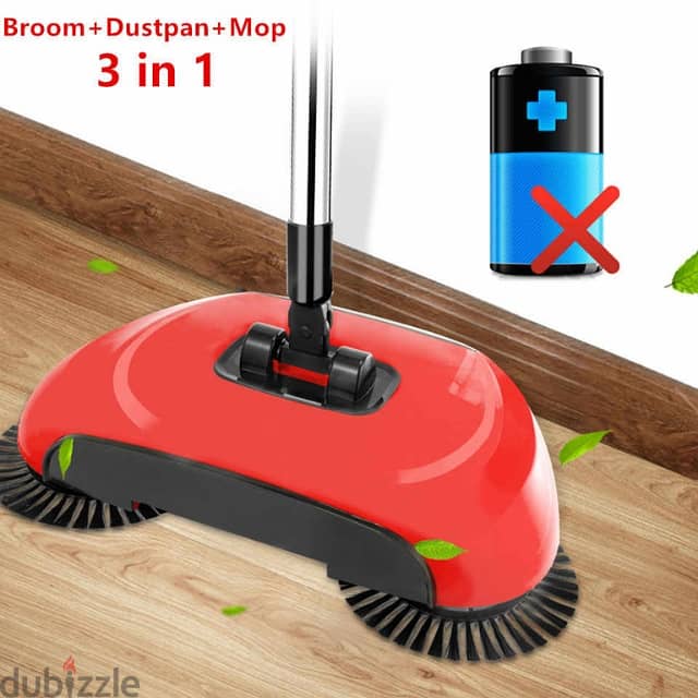 SWEEP DRAG ALL-IN-ONE: Sweeping Broom with Dustpan 3