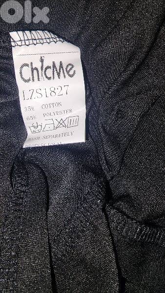 Chicme one shoulder ruched wide legs jumpsuit size large 42 44 4