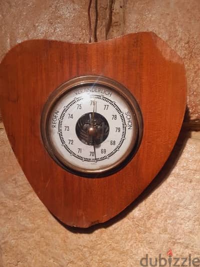 ساعة ضغط جوي أنتيك أوروبية