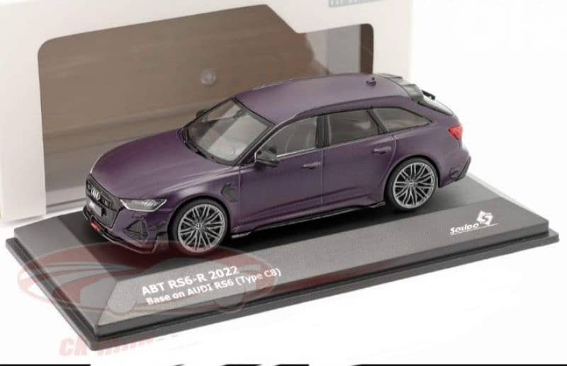 Audi Rs A6 diecast car model 1;43. 0
