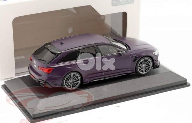 Audi Rs A6 diecast car model 1;43. 4