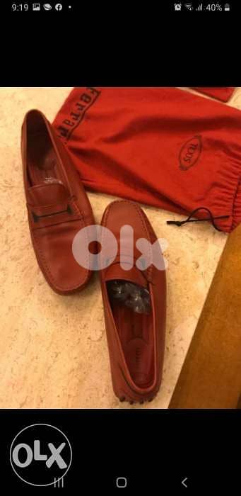 Tod's shoes Ferrari 100% Original Brand with Dust Bag