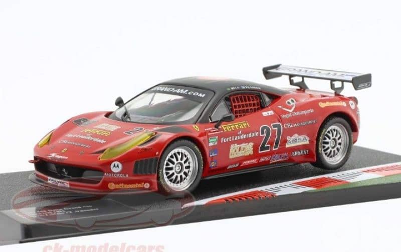 Ferrari Italia 458 Grand Am Daytona diecast car model 1;43. 1
