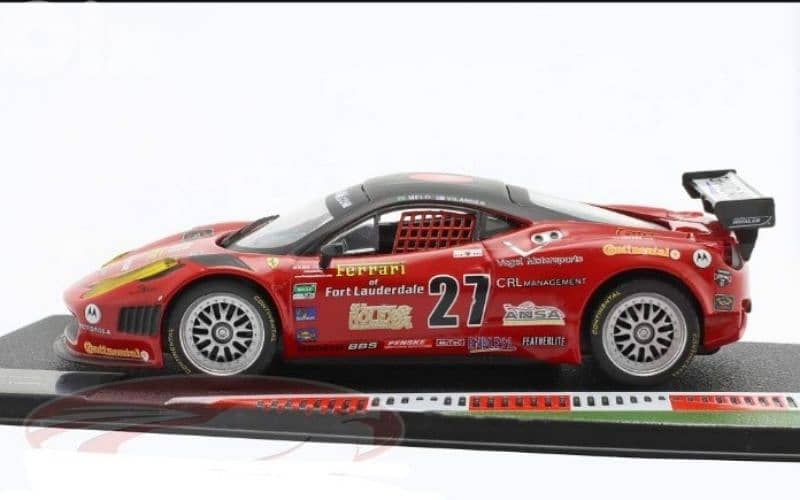 Ferrari Italia 458 Grand Am Daytona diecast car model 1;43. 2