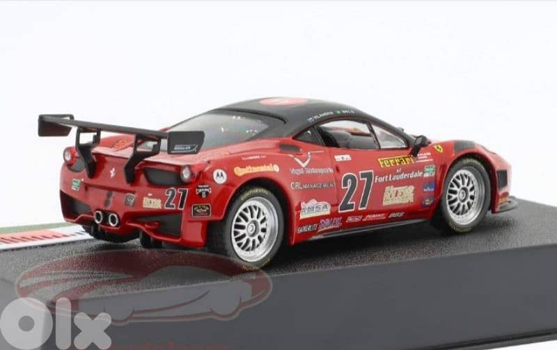 Ferrari Italia 458 Grand Am Daytona diecast car model 1;43. 3