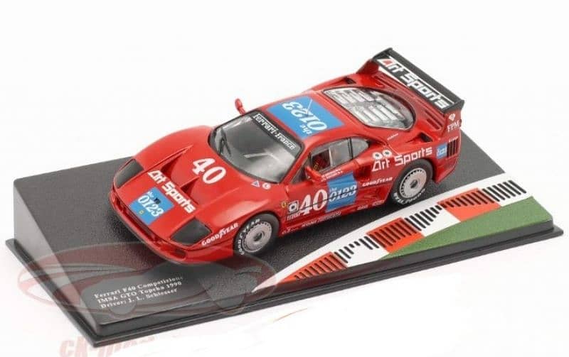 Ferrari F40 Competizione 1990 diecast car model 1;43. 0