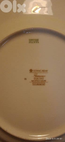 limoge plate 1