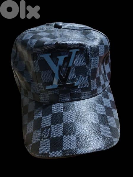 Copy original Louis Vuitton leather cap 1