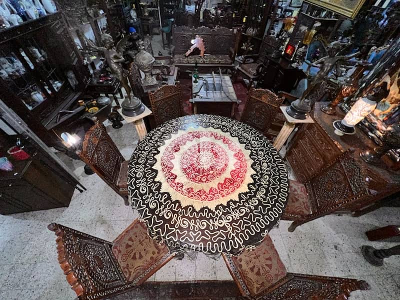 solid wood dining table with 6 chairs 5