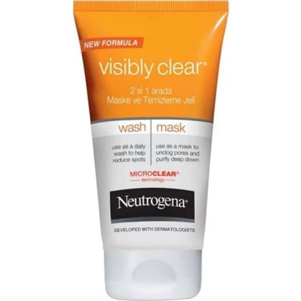 neutrogena visibly clear wash mask  1=7$ or 3=15$ 5