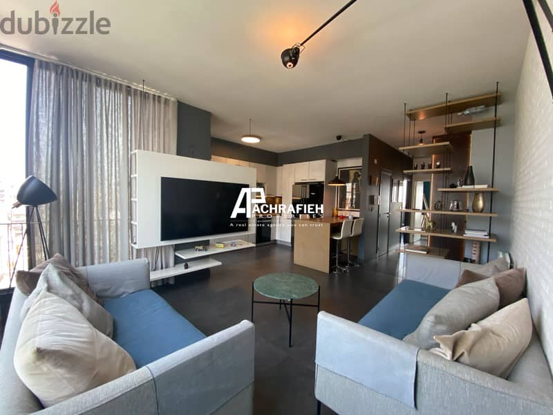 High Floor - Open View - Apartment For Rent In Achrafieh 0