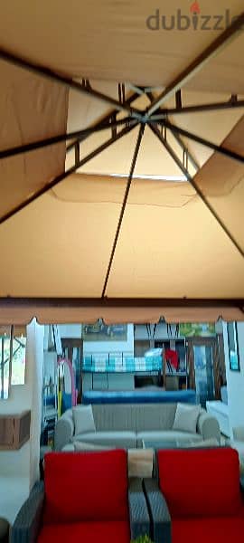 خيمة الومينيوم ثابتة 3×3 Aluminum fixed tent 1