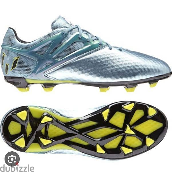 adidas Messi 15.1 FG/AG Ice Metallic/Bright Yellow/Core Black 0