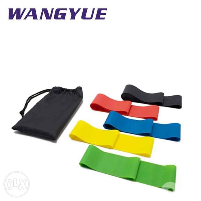 5 Colours Pilates Expander Rubber 0