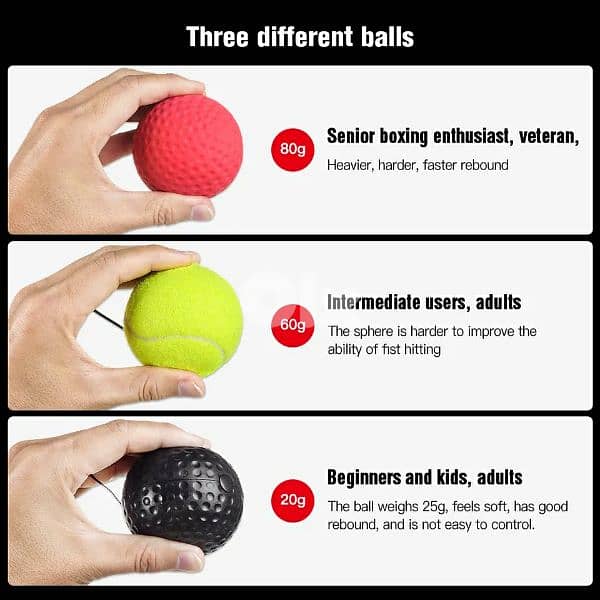 Boxing Reflex Balls 3pcs 4
