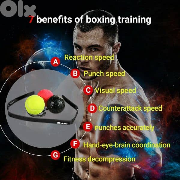 Boxing Reflex Balls 3pcs 6
