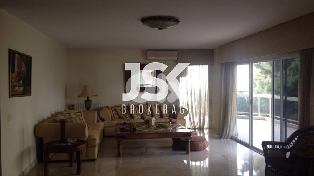 L12011- A 220 SQM Furnished Apartment With Terrace for Rent in Mtayleb 0