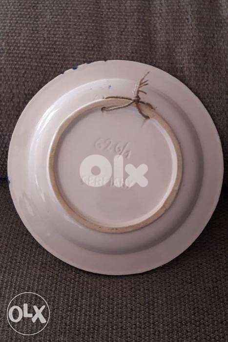 صحن سيراميك إلماني للتعليق ومرسوم ترسيم يد 2