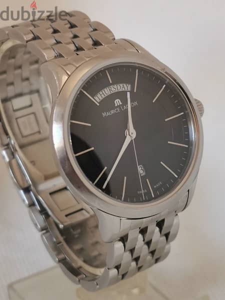 MAURICE LACROIX Les Classiques Day-Date Watch Quartz Men's 38mm Black 4