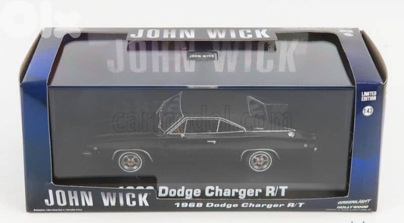 Charger R/T '68 (Movie John Wick 2014) diecast car model 1;43. 9