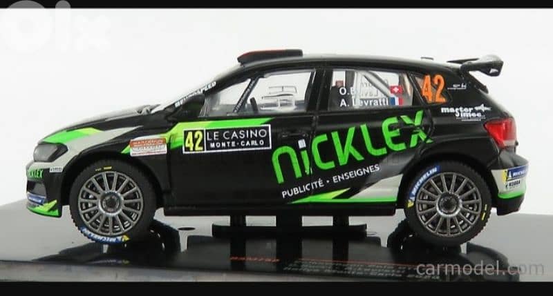 Polo GTI R5(Rally Monte Carlo '20) diecast car model 1;43. 1