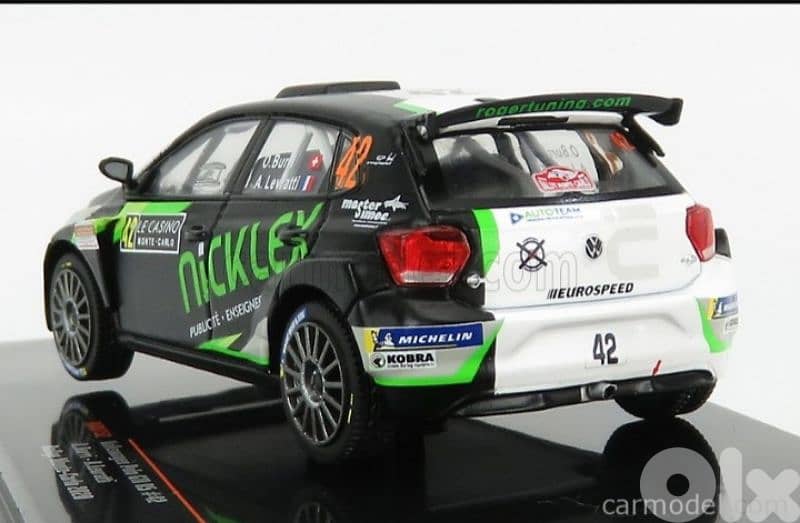 Polo GTI R5(Rally Monte Carlo '20) diecast car model 1;43. 2