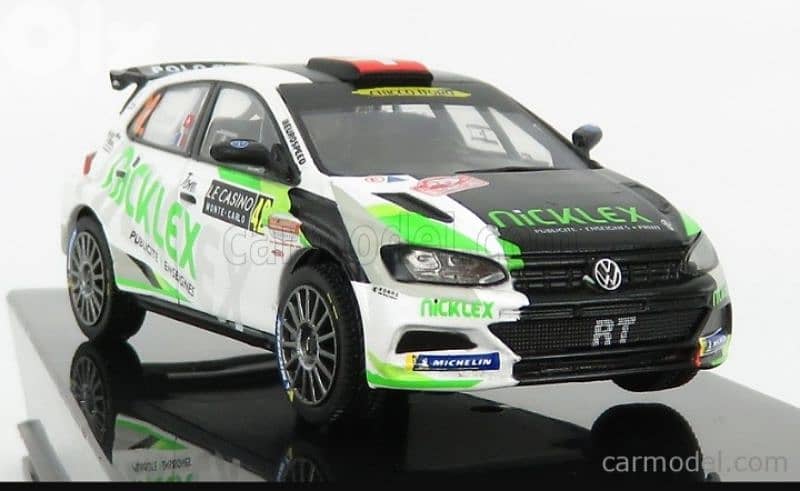 Polo GTI R5(Rally Monte Carlo '20) diecast car model 1;43. 3